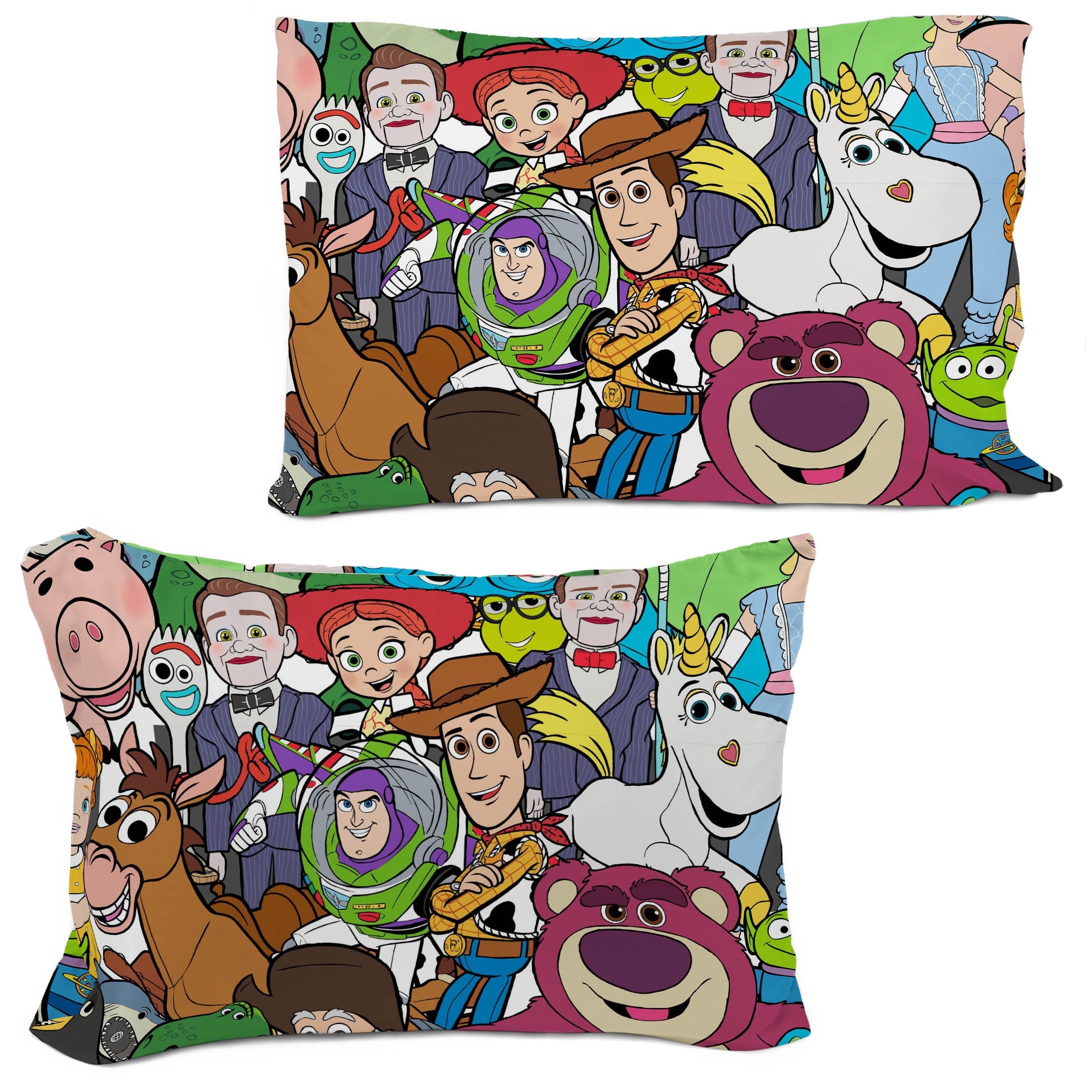 All-Season You've Got a Friend Reversible Comforter and Pillowcase Set, Twin/Full, Kids Bedding - All-Season Down Alternative Comforter Insert Detail