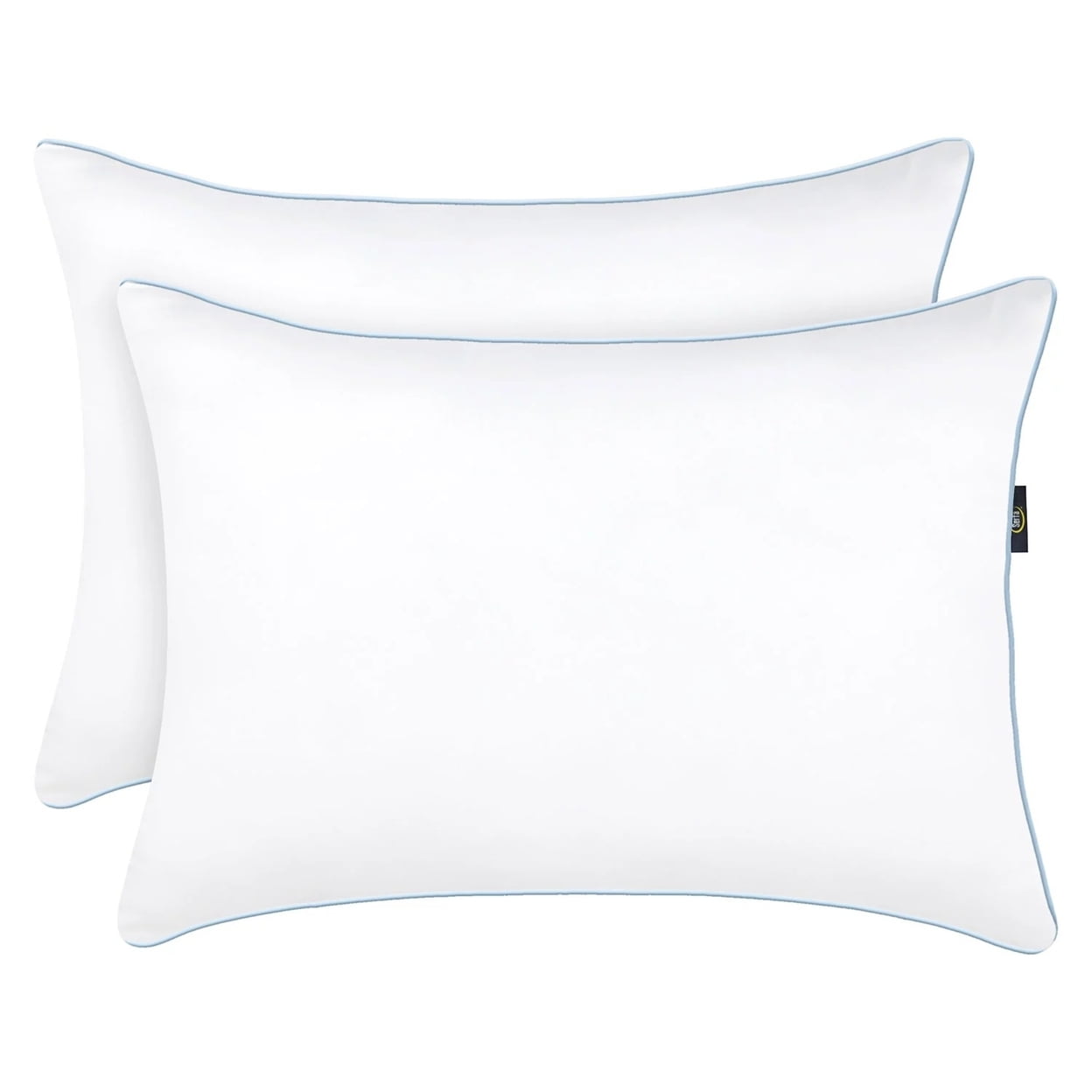 Fluffy Shredded Comfy Sleep Eco-Friendly Bed Pillow Standard/Queen (2 Pk) - Orthopedic Shredded Foam Bed Pillow Set Detail