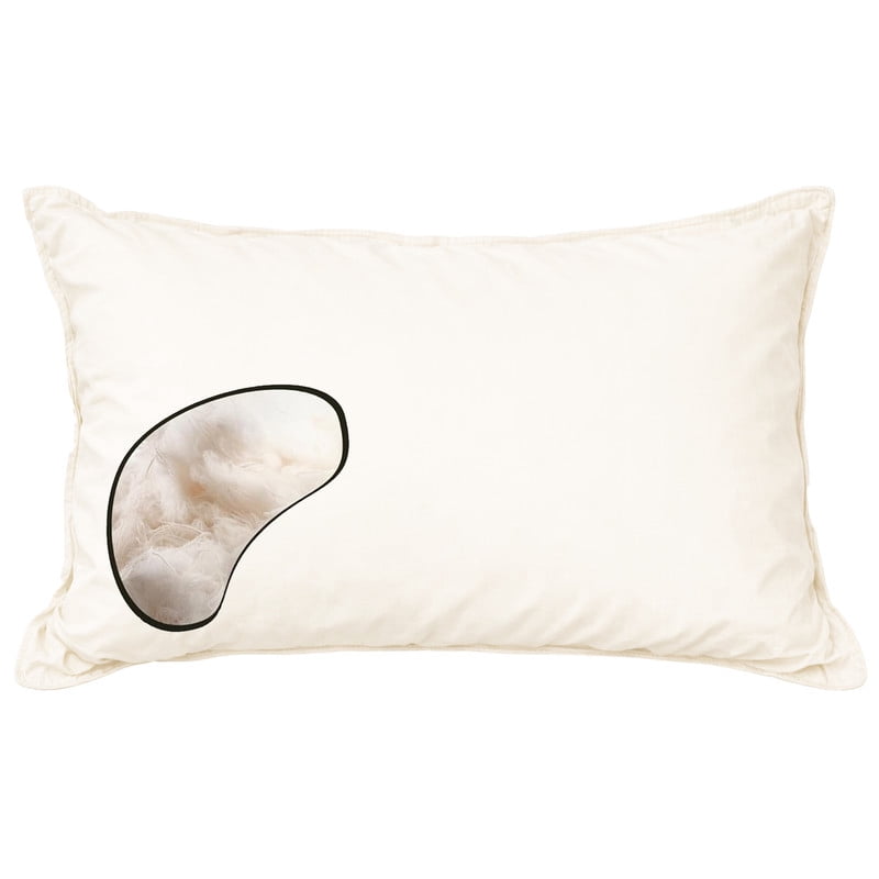 Orthopedic Support 100% Organic Cotton Pillow with Organic Cotton Cover - GOTS CERTIFIED - Adjustable Loft, Head Neck Pain Relief, Back ... - Ergonomic Memory Foam Pillow for Neck Pain Support Detail
