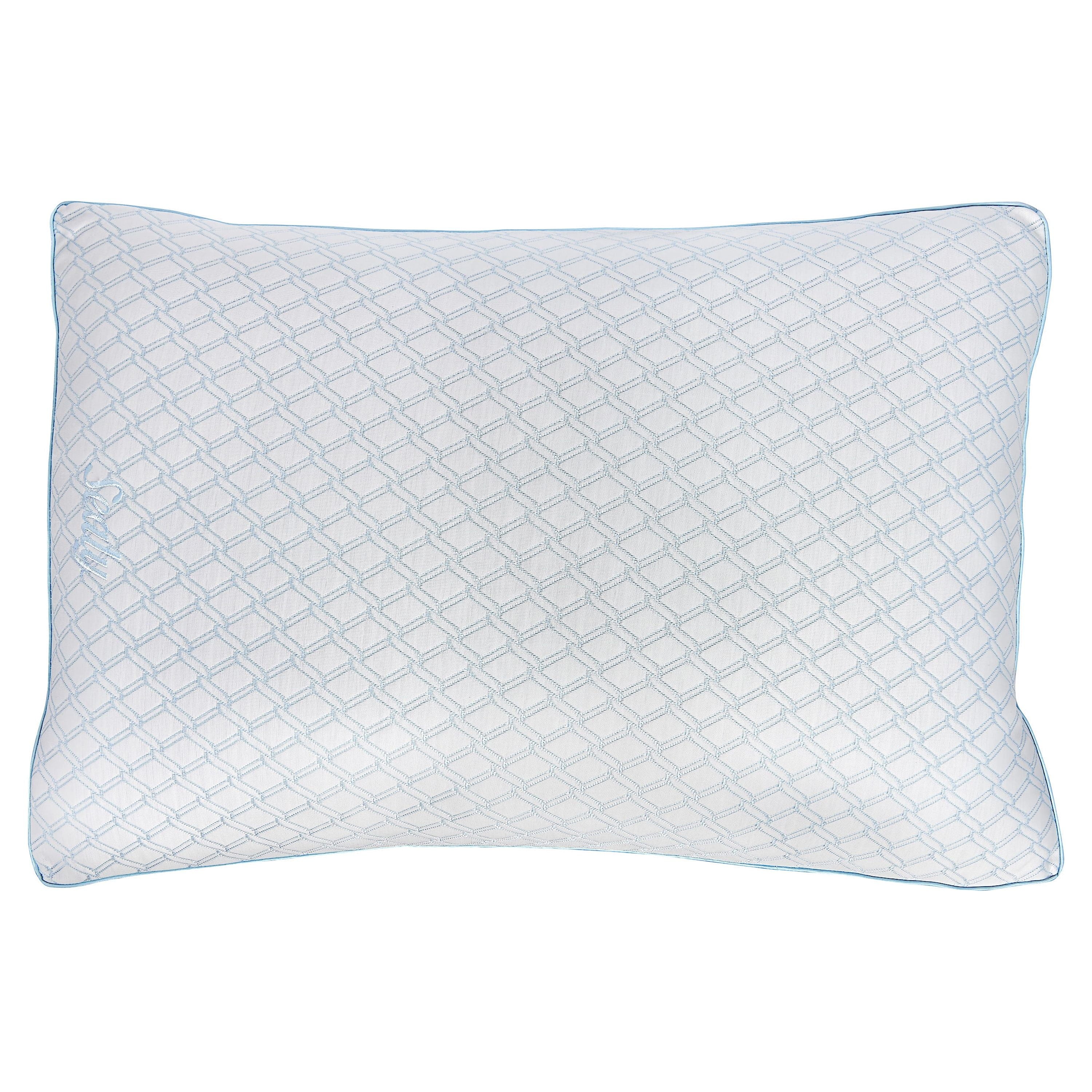 Hotel Collection Cooling Performance Odor Neutralizing Extra Firm Support Machine Washable Pillow, King - Orthopedic Shredded Foam Bed Pillow Set Detail