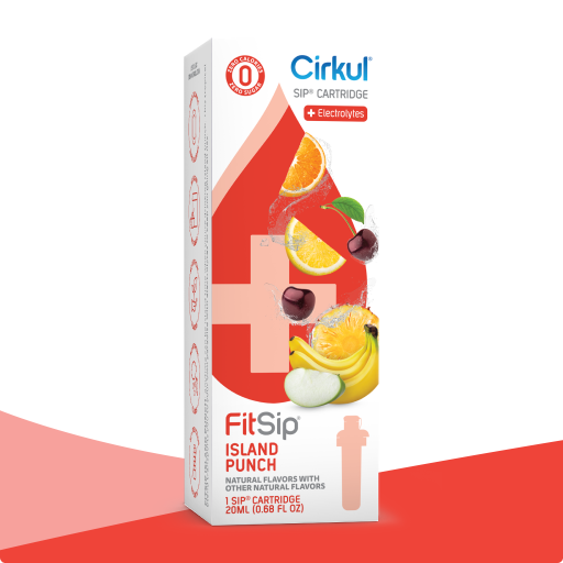 Refreshing Electrolyte FitSip Island Punch QUVY - Zero-Calorie Multi-Flavor Sip Pods for Water Bottle - Default Title