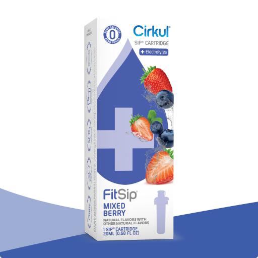 Sugar-Free FitSip Mixed Berry EWZJ - Electrolyte Hydration Enhanced Taste Cartridges - Default Title