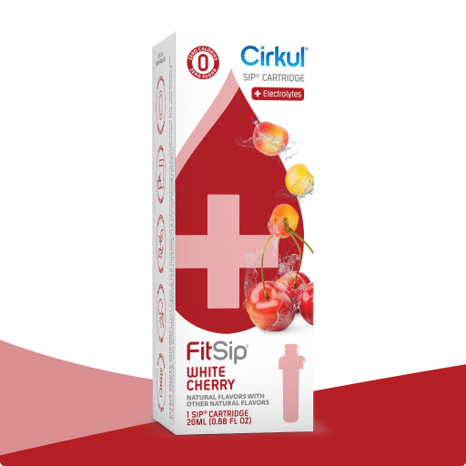 Natural Fruit Flavored FitSip White Cherry GQ9S - Sugar-Free Fruit Flavor Cartridge Refill - Default Title