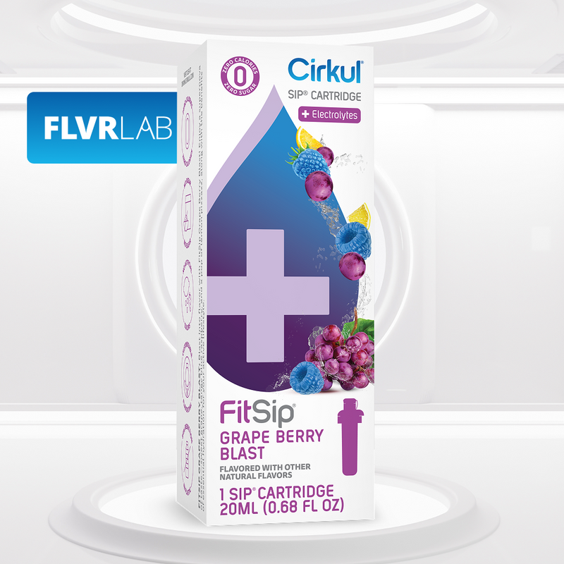 Sugar-Free FitSip Grape Berry Blast DPFR - Vitamin-Infused Natural Refreshing Flavor Core - Default Title