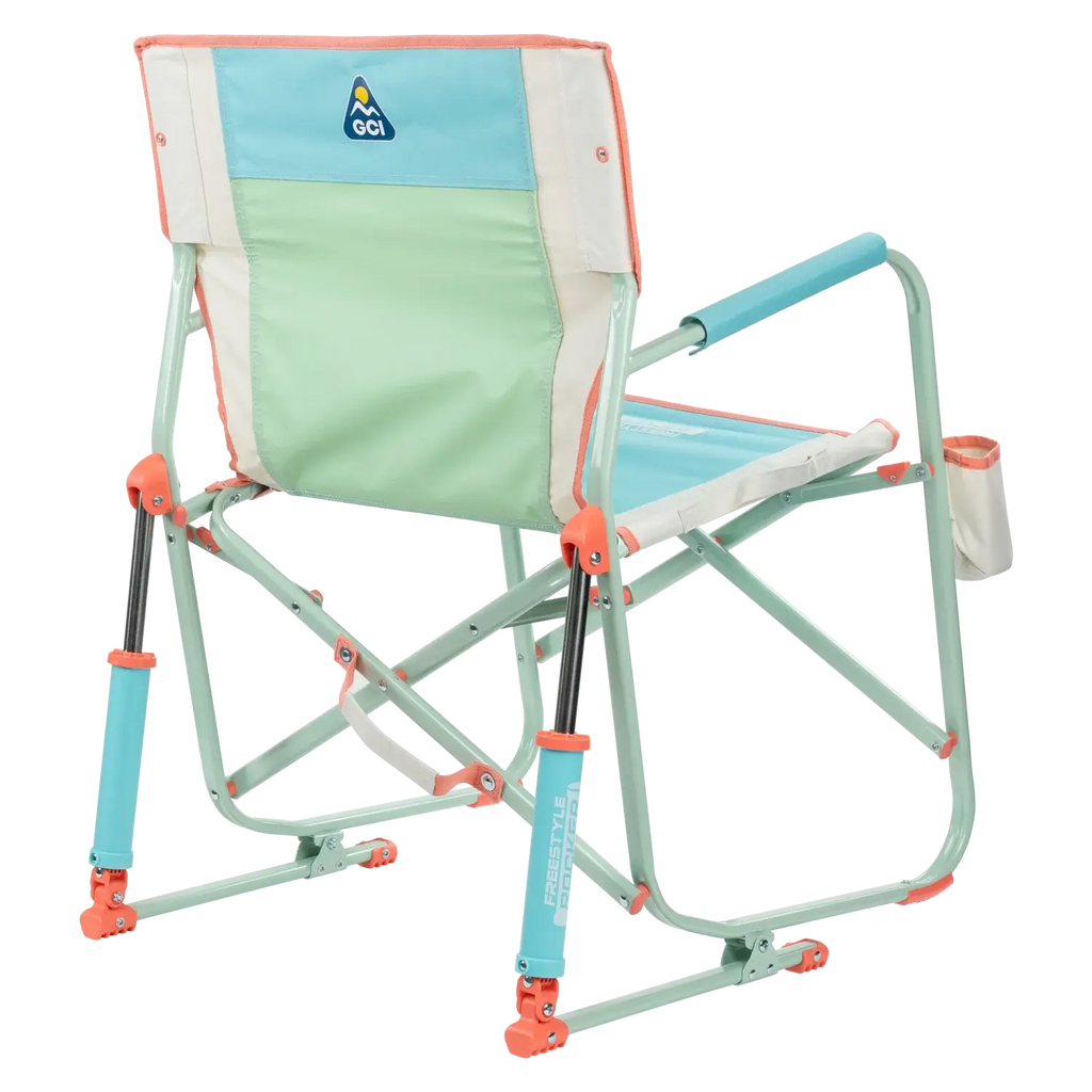 Premium All-Weather Freestyle Rocker - Choice 711 - Patented Spring-Action Rocking Chair for Camping Detail