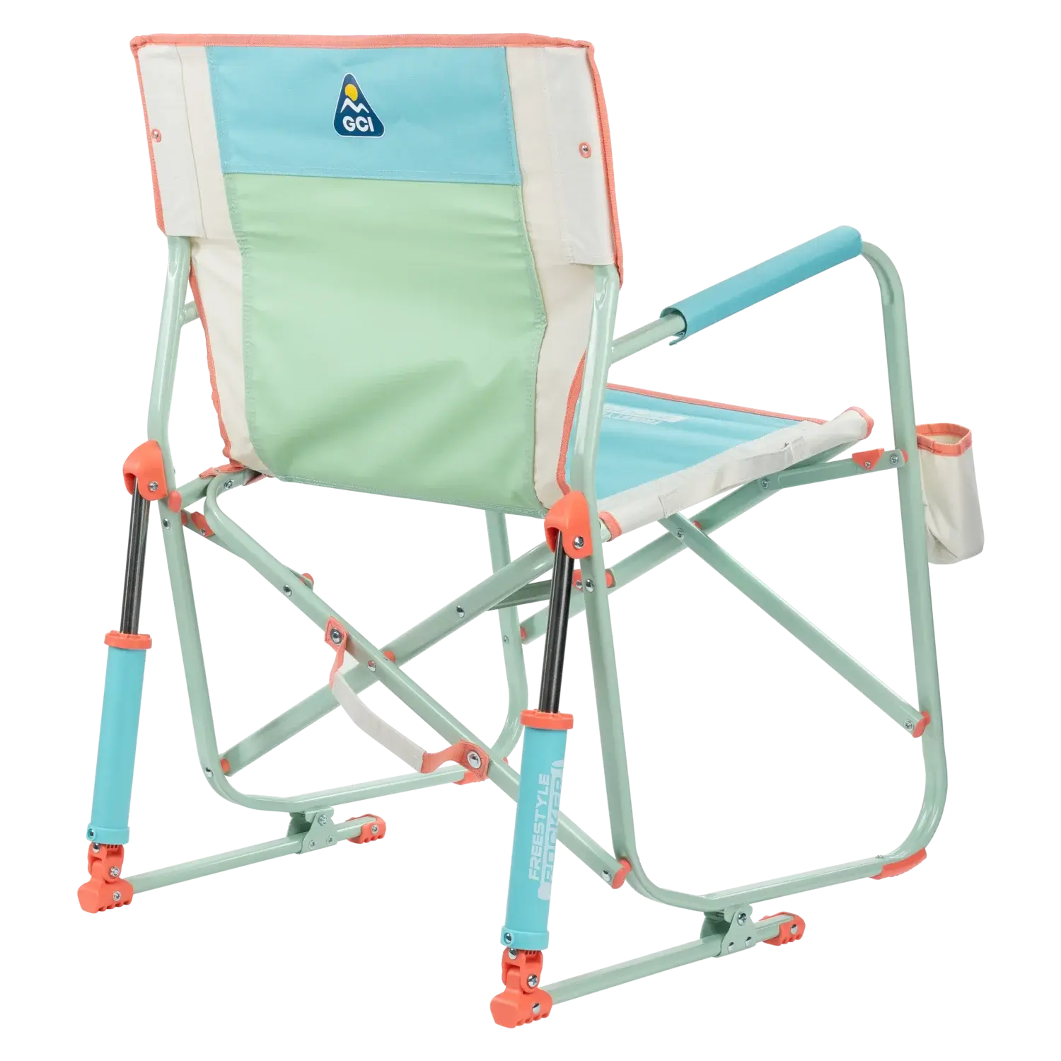 Premium All-Weather Freestyle Rocker - Choice 711 - Patented Spring-Action Rocking Chair for Camping Detail