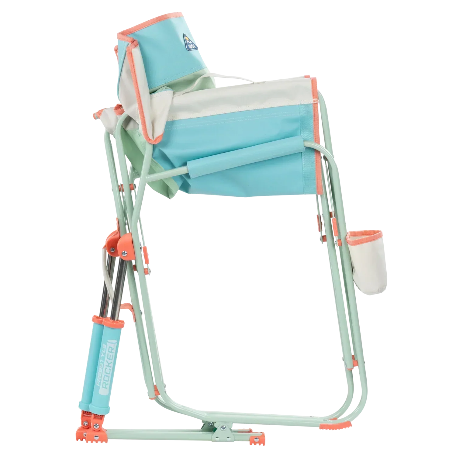 Premium All-Weather Freestyle Rocker - Choice 711 - Patented Spring-Action Rocking Chair for Camping Detail