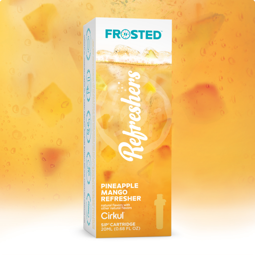 Natural Fruit Flavored Frosted Pineapple Mango Refresher DCGF - Sugar-Free Fruit Flavor Cartridge Refill - Default Title