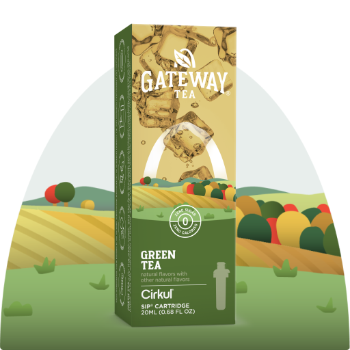 Refreshing Electrolyte Gateway Green Tea P45Z - Electrolyte Hydration Enhanced Taste Cartridges - Default Title
