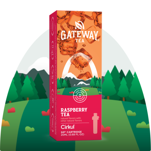 Refreshing Electrolyte Gateway Raspberry Tea TVCT - Sugar-Free Fruit Flavor Cartridge Refill - Default Title