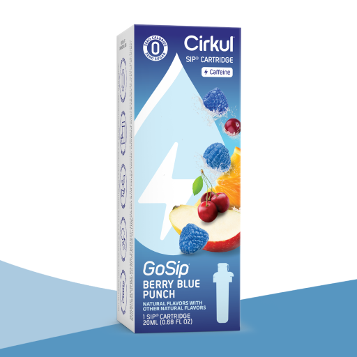 Zero-Calorie GoSip Berry Blue Punch YSFQ - Vitamin-Infused Natural Refreshing Flavor Core - Default Title