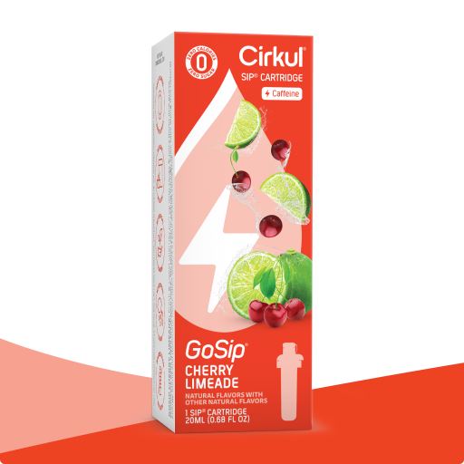 Vitamin-Infused GoSip Cherry Limeade 1XY7 - Sugar-Free Fruit Flavor Cartridge Refill - Default Title