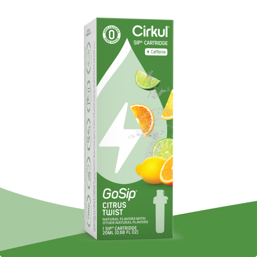 Zero-Calorie GoSip Citrus Twist V1LS - Electrolyte Hydration Enhanced Taste Cartridges - Default Title
