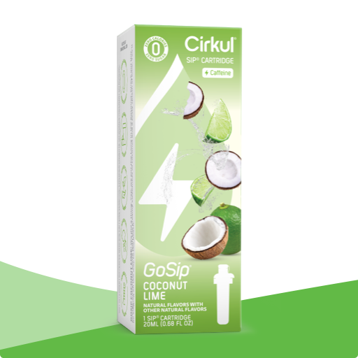 Refreshing Electrolyte GoSip Coconut Lime WWKC - Electrolyte Hydration Enhanced Taste Cartridges - Default Title