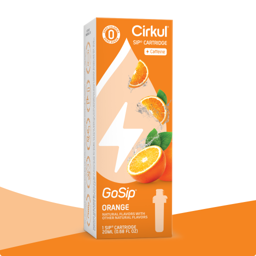 Sugar-Free GoSip Orange 54P9 - Electrolyte Hydration Enhanced Taste Cartridges - Default Title