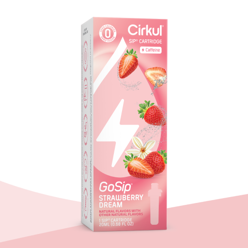Vitamin-Infused GoSip Strawberry Dream OAF9 - Vitamin-Infused Natural Refreshing Flavor Core - Default Title