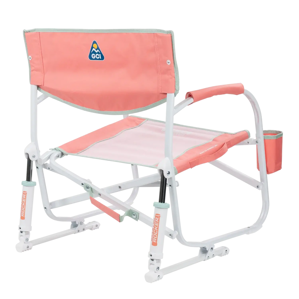 Patented Spring-Action Grab & Go Rocker - Choice 551 - Freestyle Rocker Portable Outdoor Folding Chair Detail