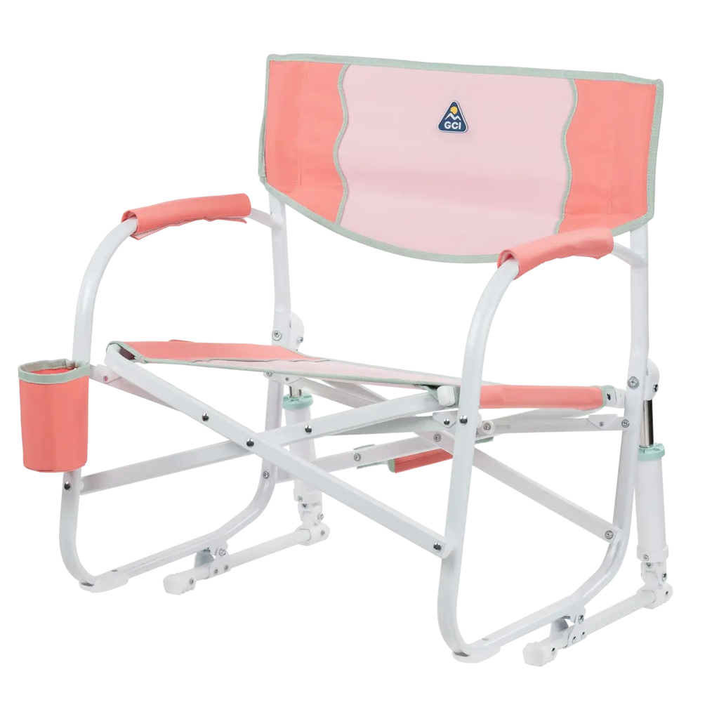Patented Spring-Action Grab & Go Rocker - Choice 551 - Freestyle Rocker Portable Outdoor Folding Chair Detail