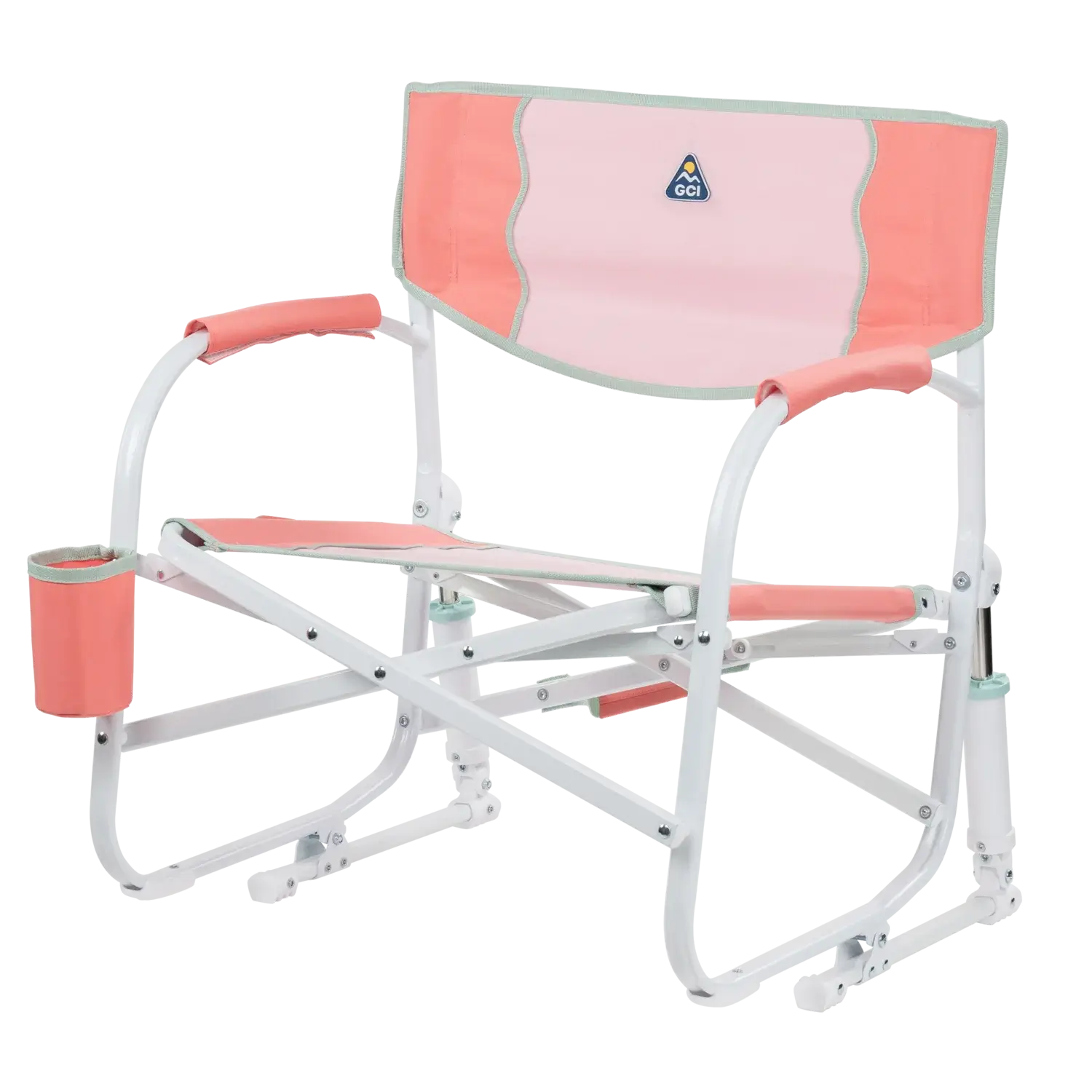 Patented Spring-Action Grab & Go Rocker - Choice 551 - Freestyle Rocker Portable Outdoor Folding Chair Detail