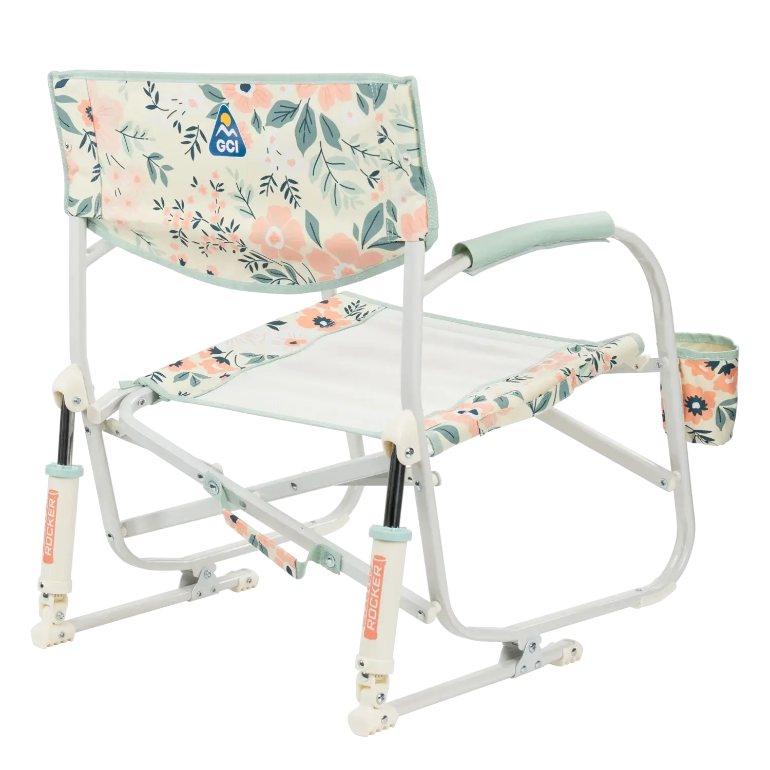Patented Spring-Action Grab & Go Rocker - Choice 551 - Freestyle Rocker Portable Outdoor Folding Chair Detail