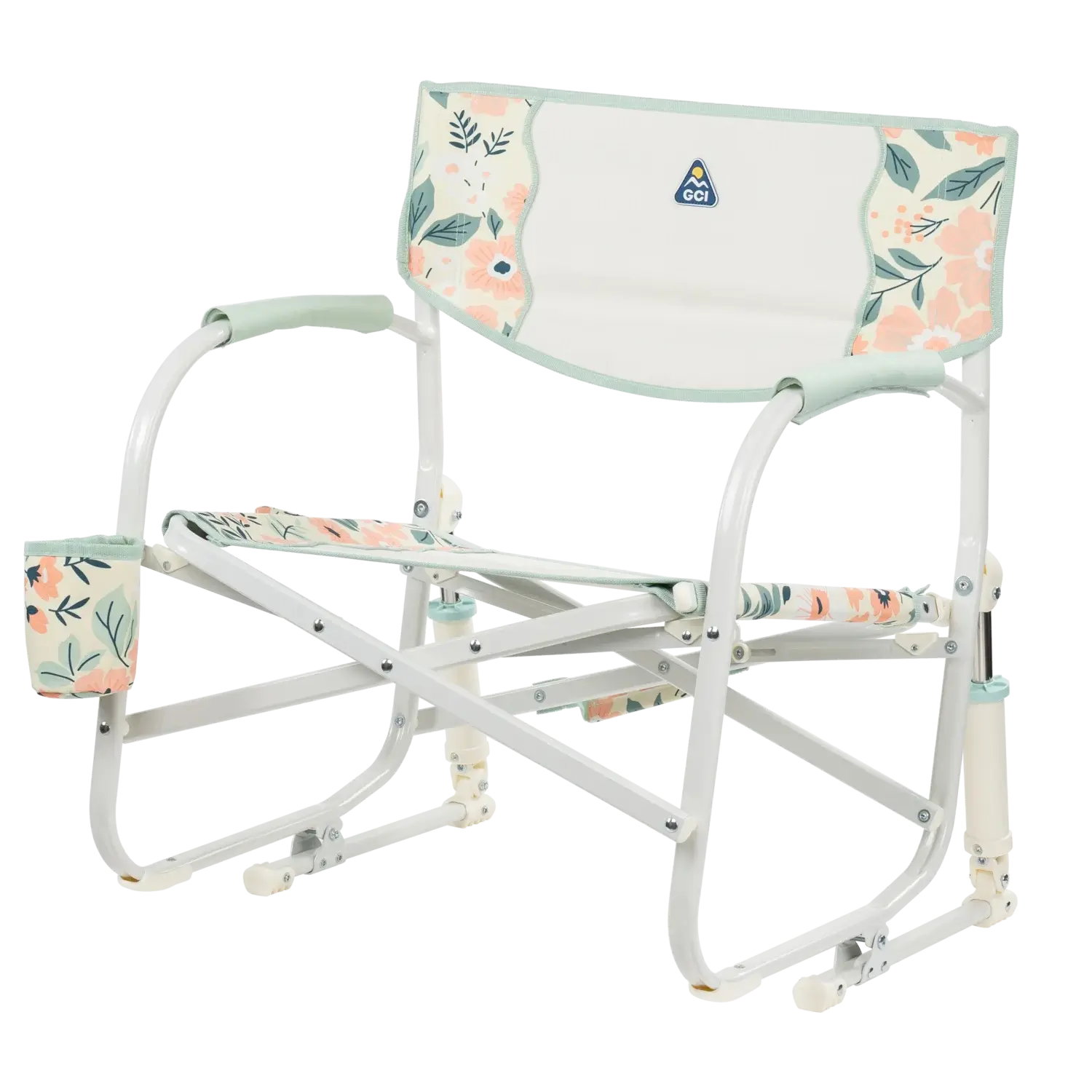 Patented Spring-Action Grab & Go Rocker - Choice 551 - Freestyle Rocker Portable Outdoor Folding Chair Detail