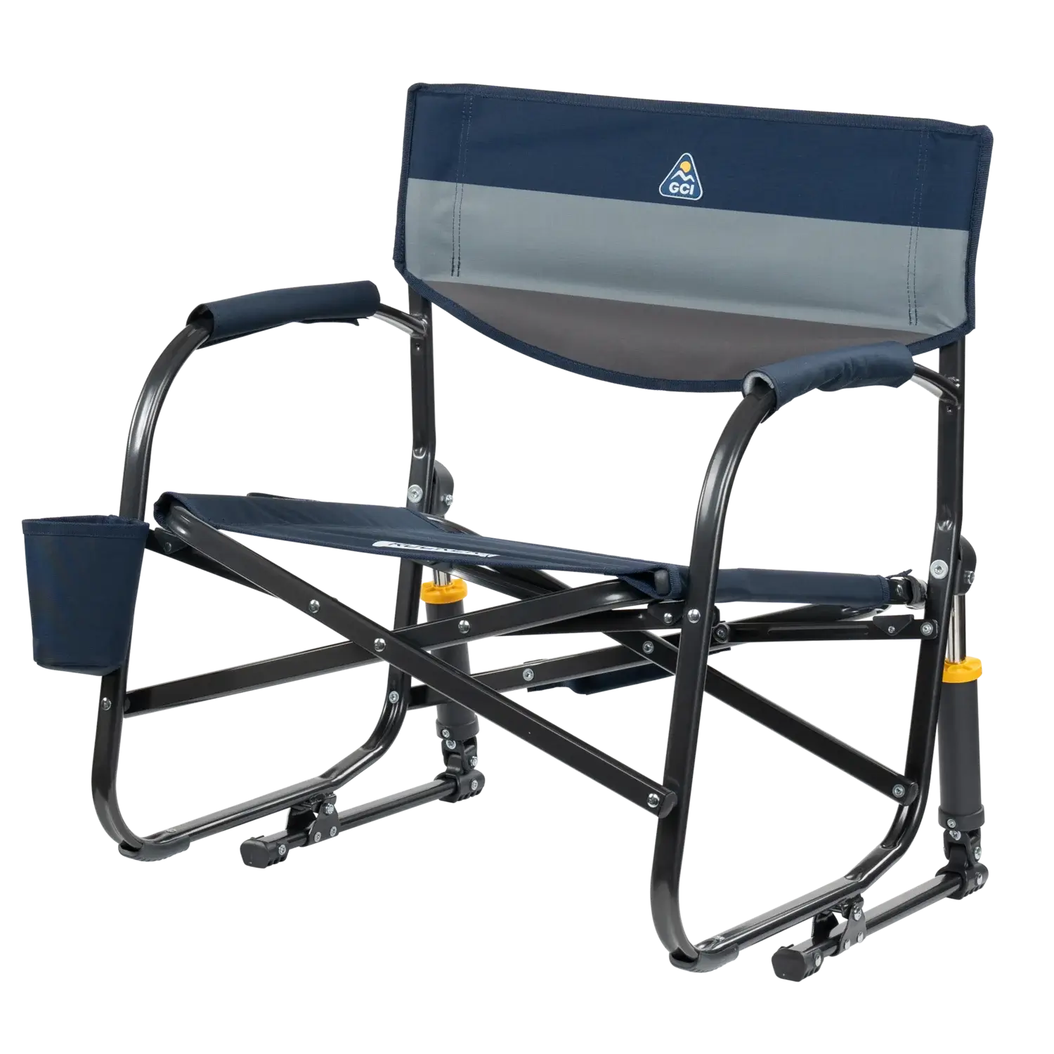 Patented Spring-Action Grab & Go Rocker - Choice 551 - Freestyle Rocker Portable Outdoor Folding Chair Detail