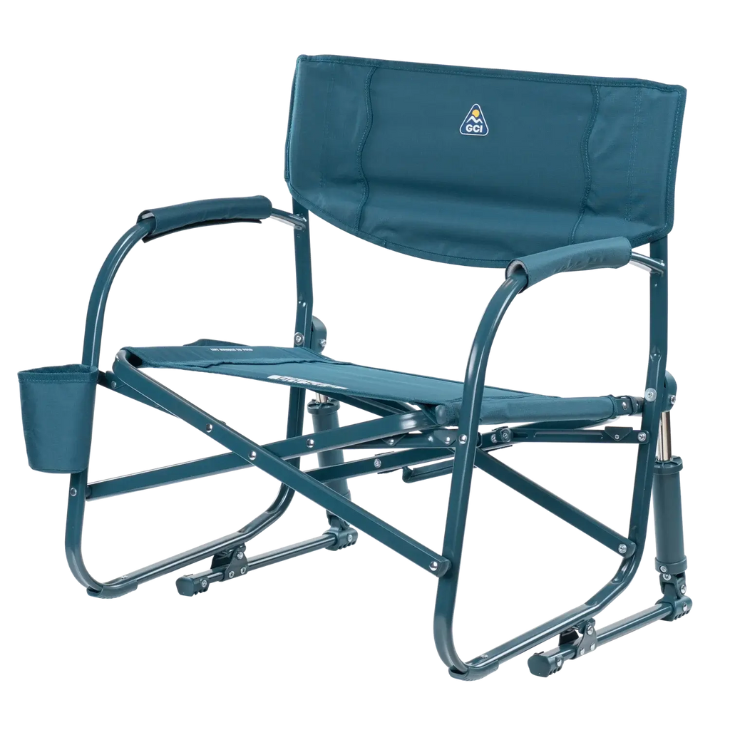 Patented Spring-Action Grab & Go Rocker - Choice 551 - Freestyle Rocker Portable Outdoor Folding Chair Detail