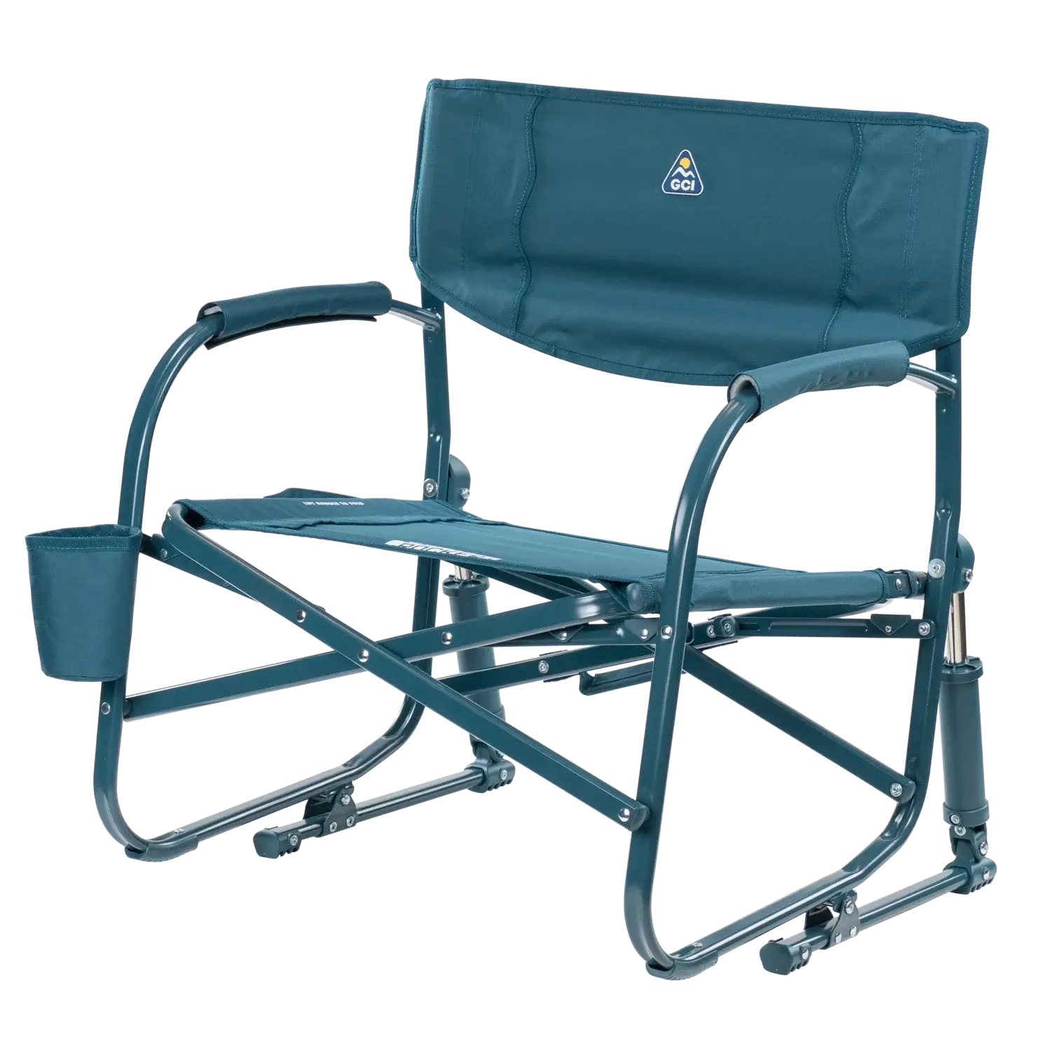 Patented Spring-Action Grab & Go Rocker - Choice 551 - Freestyle Rocker Portable Outdoor Folding Chair Detail