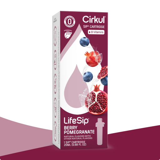 Zero-Calorie LifeSip Berry Pomegranate (Stevia) ZYW1 - Zero-Calorie Multi-Flavor Sip Pods for Water Bottle - Default Title