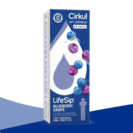 Sugar-Free LifeSip Blueberry Grape C76C - Electrolyte Hydration Enhanced Taste Cartridges - Default Title