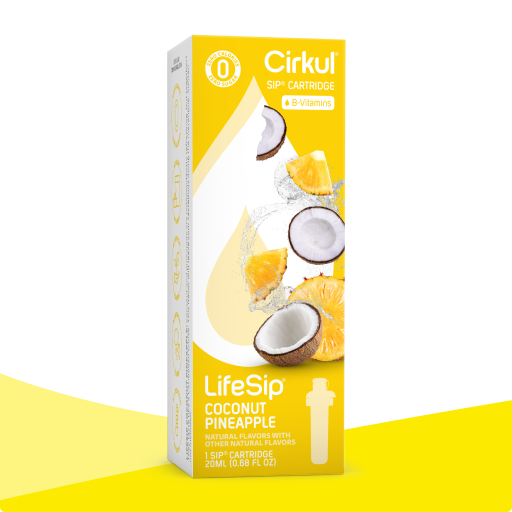 Refreshing Electrolyte LifeSip Coconut Pineapple 4960 - Electrolyte Hydration Enhanced Taste Cartridges - Default Title