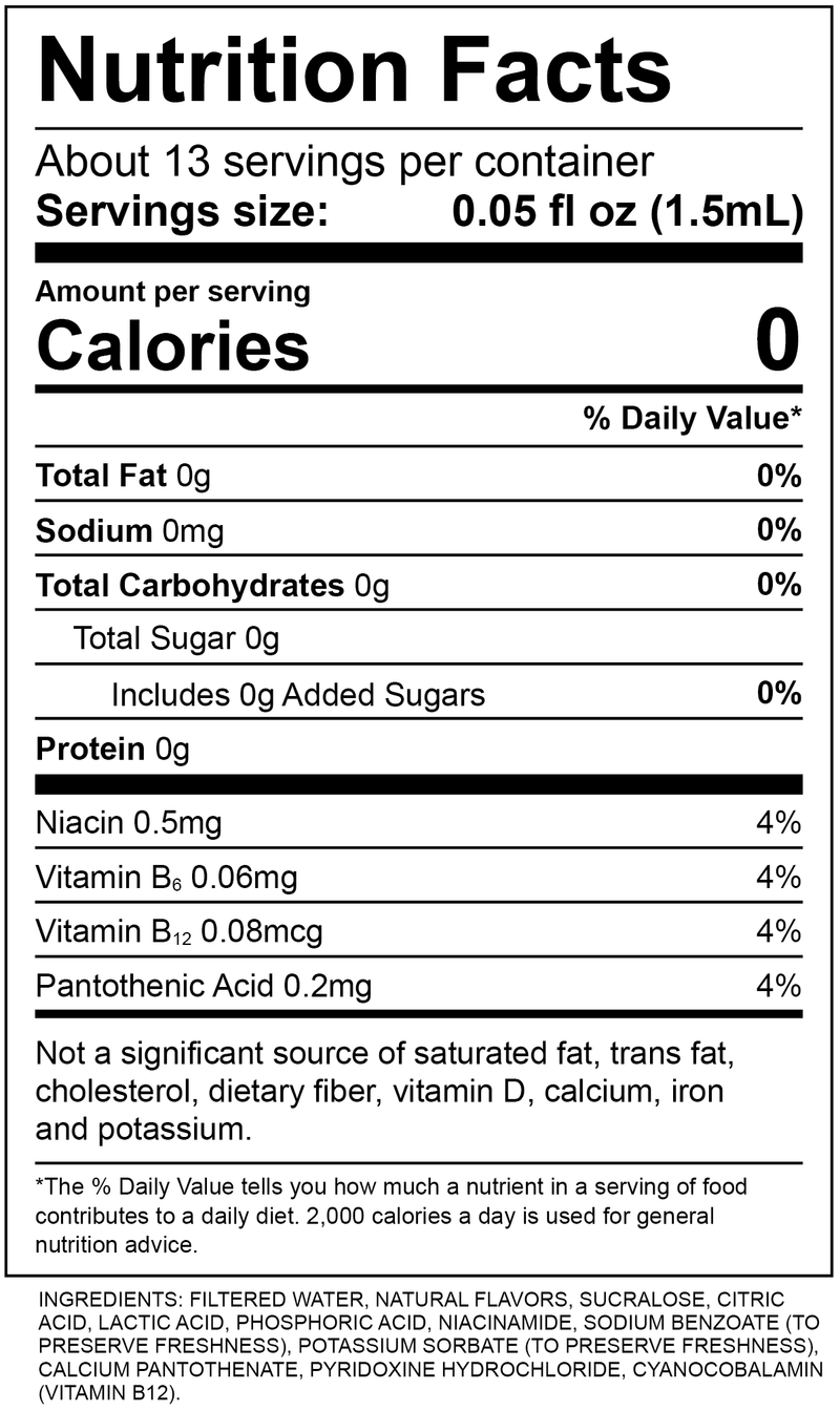 Sugar-Free LifeSip Pear Lemon Twist L82Z - Vitamin-Infused Natural Refreshing Flavor Core Detail
