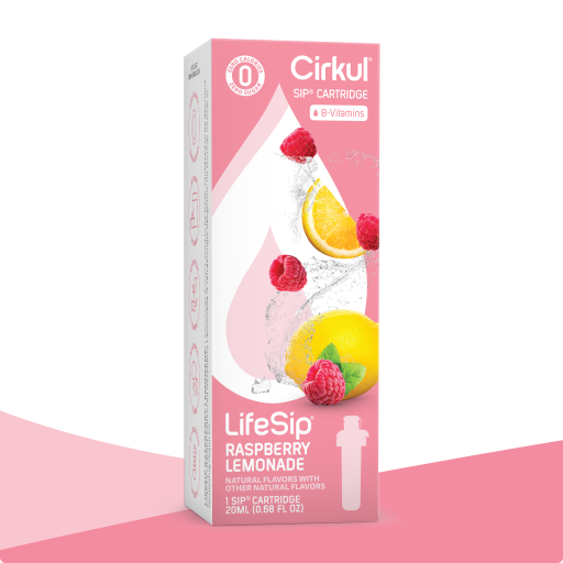 Vitamin-Infused LifeSip Raspberry Lemonade OTKN - Sugar-Free Fruit Flavor Cartridge Refill - Default Title