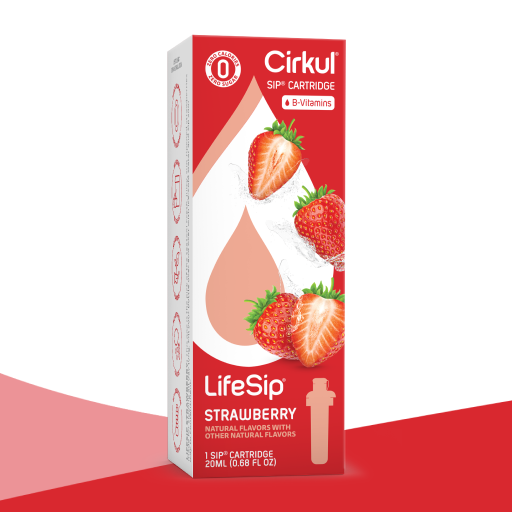 Zero-Calorie LifeSip Strawberry ZNZ2 - Sugar-Free Fruit Flavor Cartridge Refill - Default Title