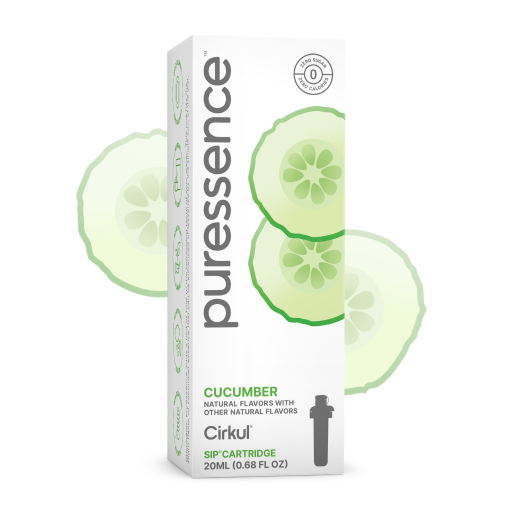 Natural Fruit Flavored Puressence Cucumber (Unsweetened) 5WHH - Sugar-Free Fruit Flavor Cartridge Refill - Default Title