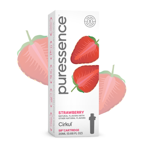 Refreshing Electrolyte Puressence Strawberry (Unsweetened) OR1Y - Vitamin-Infused Natural Refreshing Flavor Core - Default Title