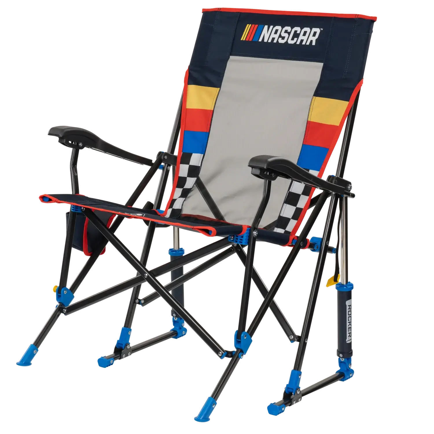 Heavy-Duty Freestyle RoadTrip Rocker - NASCAR For Him - Choice 453 - Freestyle Rocker Portable Outdoor Folding Chair Detail