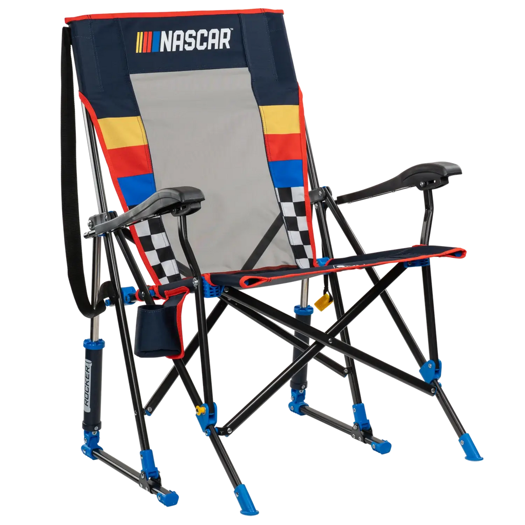 Heavy-Duty Freestyle RoadTrip Rocker - NASCAR For Him - Choice 453 - Freestyle Rocker Portable Outdoor Folding Chair - Default Title