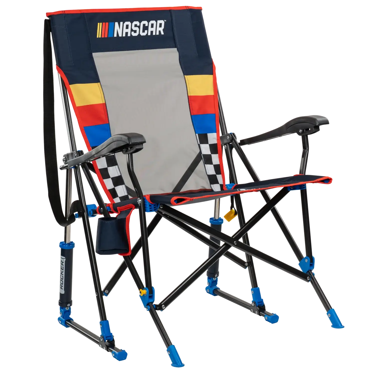 Heavy-Duty Freestyle RoadTrip Rocker - NASCAR For Him - Choice 453 - Freestyle Rocker Portable Outdoor Folding Chair - Default Title