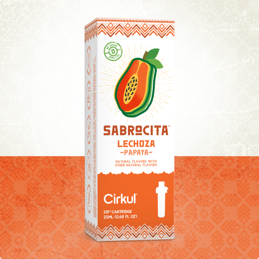 Natural Fruit Flavored Sabrocita Papaya KA8O - Zero-Calorie Multi-Flavor Sip Pods for Water Bottle - Default Title