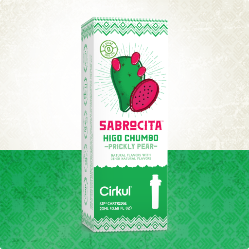 Zero-Calorie Sabrocita Prickly Pear YCOO - Sugar-Free Fruit Flavor Cartridge Refill - Default Title