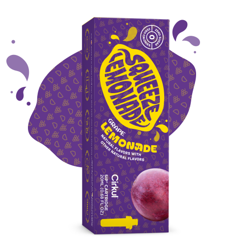 Vitamin-Infused Squeeze Grape Lemonade QJ8Y - Sugar-Free Fruit Flavor Cartridge Refill - Default Title