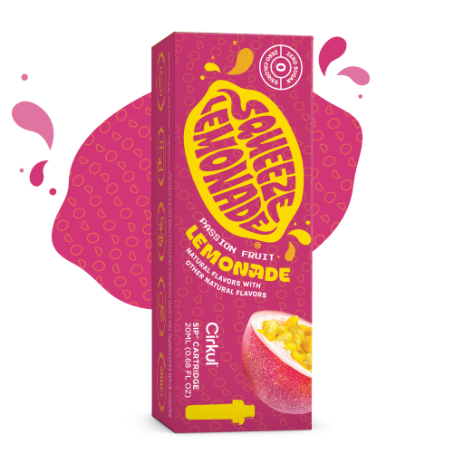 Sugar-Free Squeeze Passion Fruit Lemonade 2Z80 - Sugar-Free Fruit Flavor Cartridge Refill - Default Title