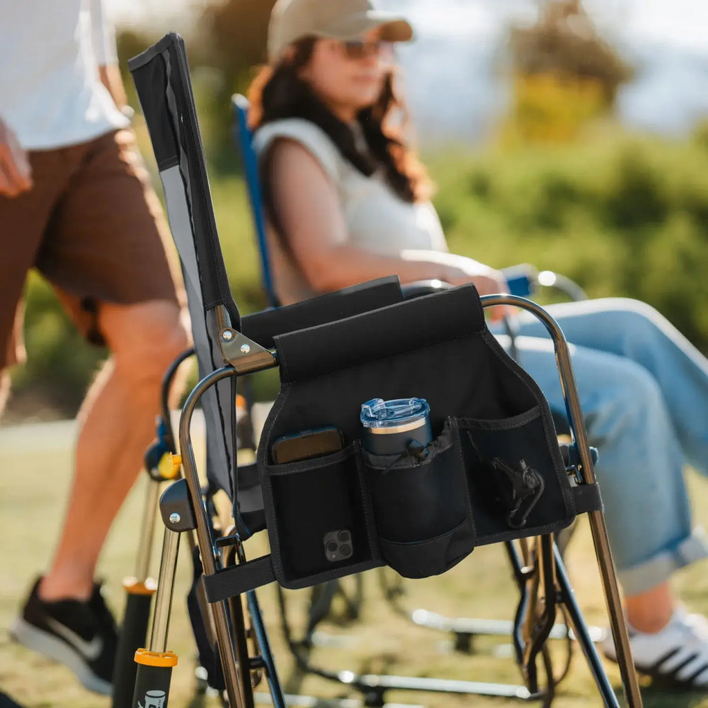 Heavy-Duty Freestyle Stowaway Rocker - Choice 794 - RoadTrip Rocker Smooth Motion Camp Chair Detail