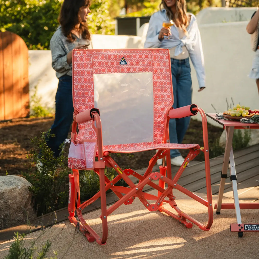 Heavy-Duty Freestyle Stowaway Rocker - Choice 794 - RoadTrip Rocker Smooth Motion Camp Chair Detail