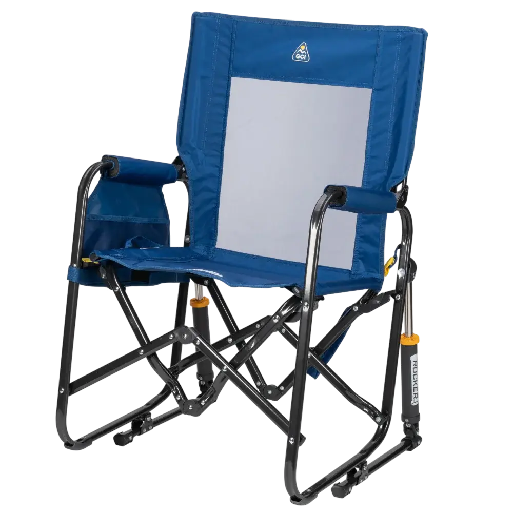 Heavy-Duty Freestyle Stowaway Rocker - Choice 794 - RoadTrip Rocker Smooth Motion Camp Chair Detail