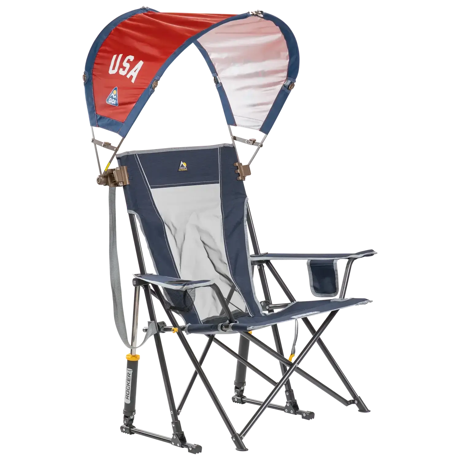 Portable Canopy SunShade Accessory - USA Anniversary Deluxe - Choice 917 - Instant Sunshade Umbrella for Tailgating Detail