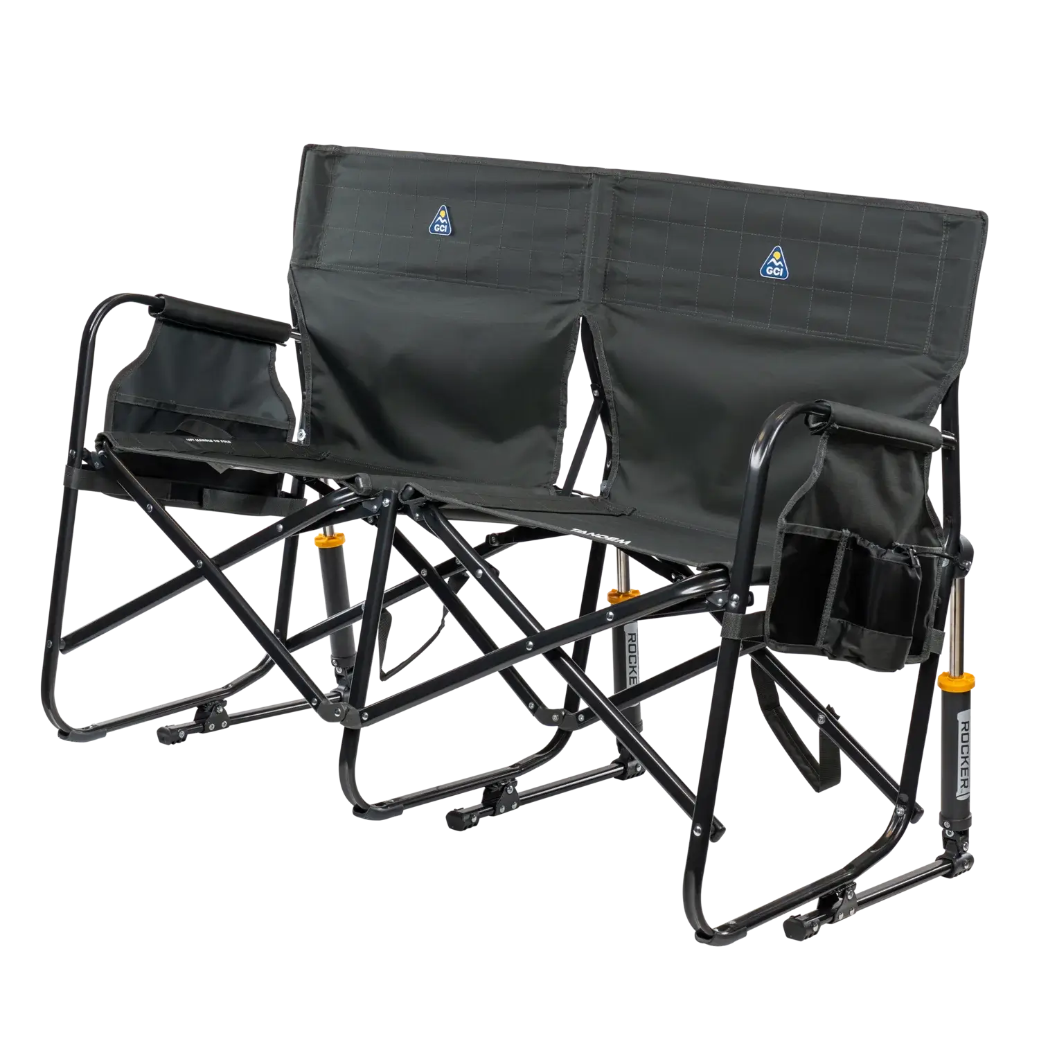 Heavy-Duty Freestyle Tandem Rocker - Choice 227 - Freestyle Rocker Portable Outdoor Folding Chair Detail