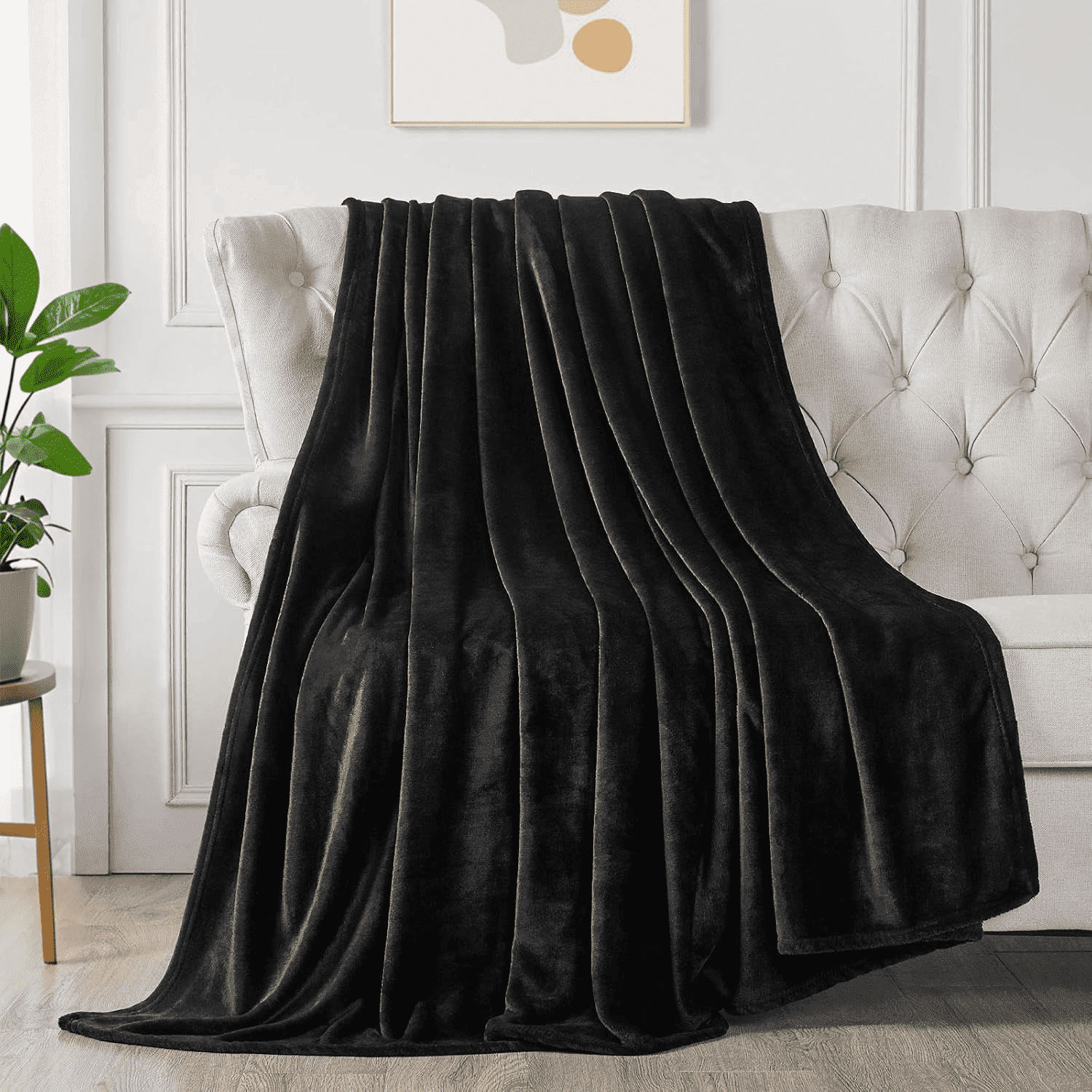 Decorative Knitted Throw Size Blanket, Luxury Plush Cozy Fuzzy Fleece Blanket, Super Soft Warm Big Lightweight Throw Blanket All Seasons... - Cozy Fleece Throw Blanket for Couch & Bed - Default Title