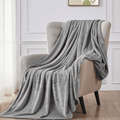 Super Soft Flannel Twin Size Blanket for Bed, 60x80inch Super Cozy Soft Bed Blanket for Sleep Snap, Lightweight Reversible Blankets and ... - Lightweight Plush Warm Blanket for All Seasons - Default Title